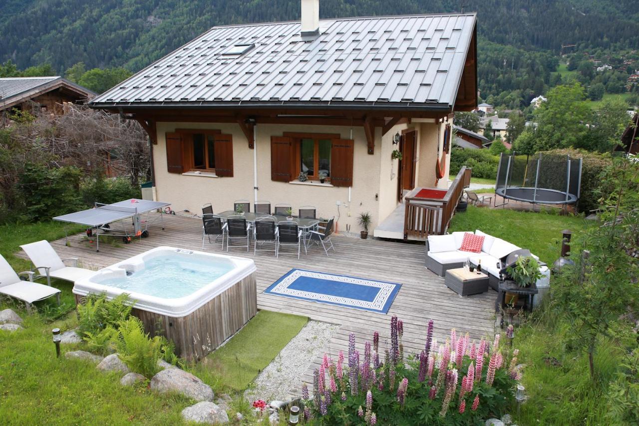 Chamonix Large Chalet, Sleeps 12, 200M2, 5 Bedroom, 4 Bathroom, Garden, Jacuzzi, Sauna Esterno foto