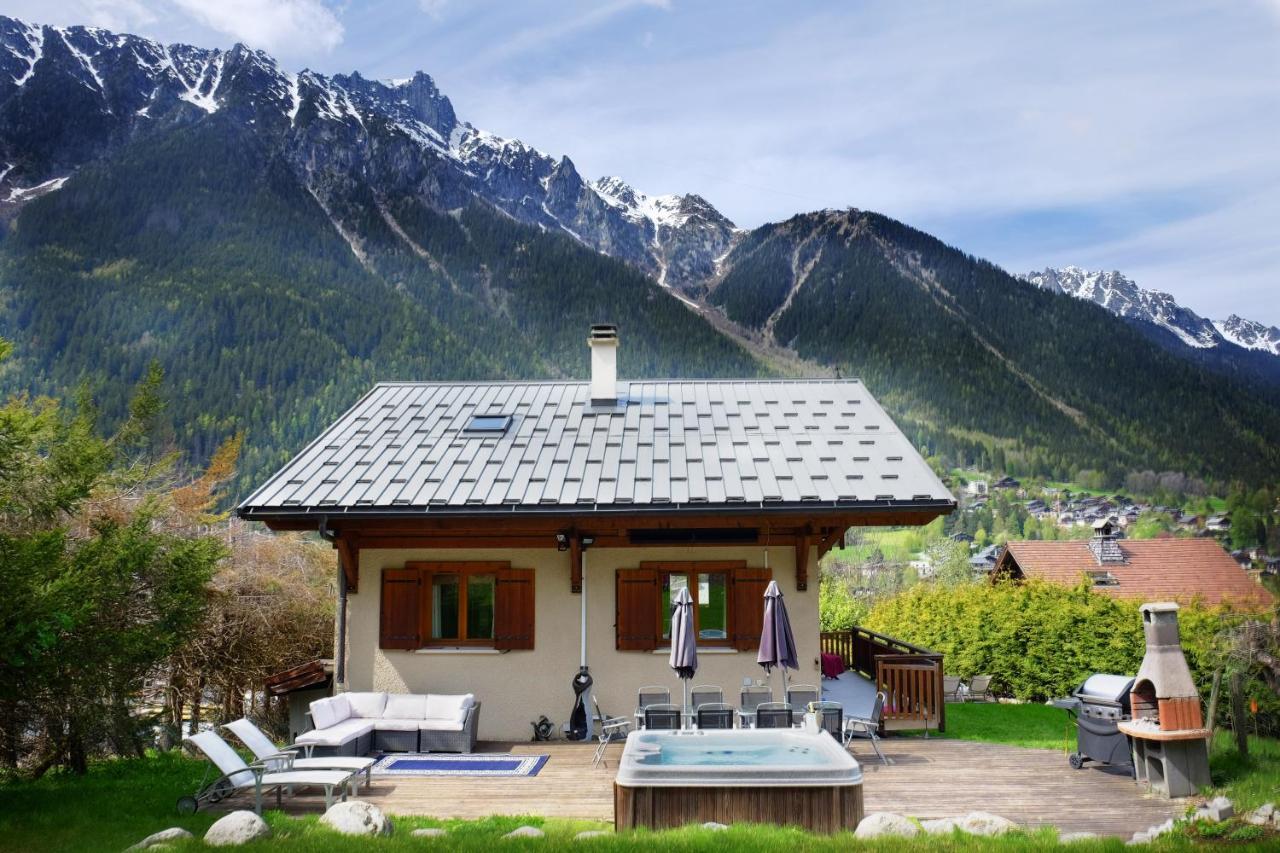 Chamonix Large Chalet, Sleeps 12, 200M2, 5 Bedroom, 4 Bathroom, Garden, Jacuzzi, Sauna Esterno foto